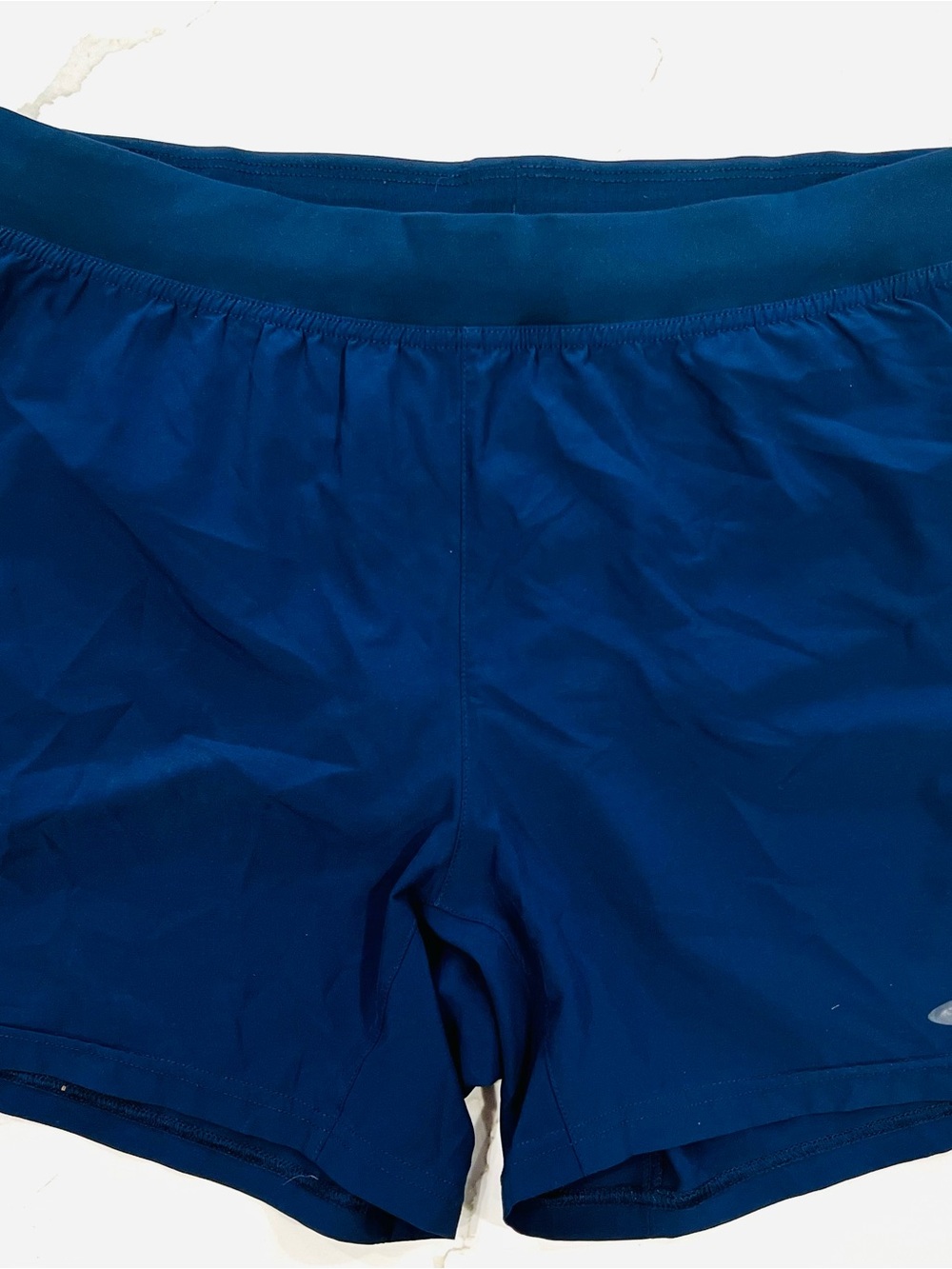 Brooks Men’s 5” Running Shorts Navy Blue Lined 3 Pocket Performance Size M